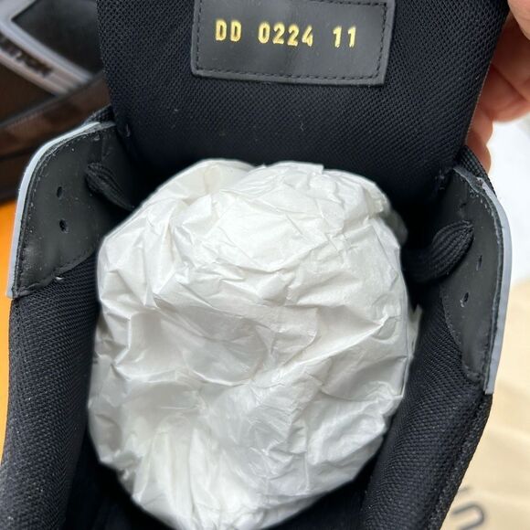 Men’s Louis Vuitton Damier 2024 trainer sneakers size 11 fits 13 US made Italy - Picture 8 of 12